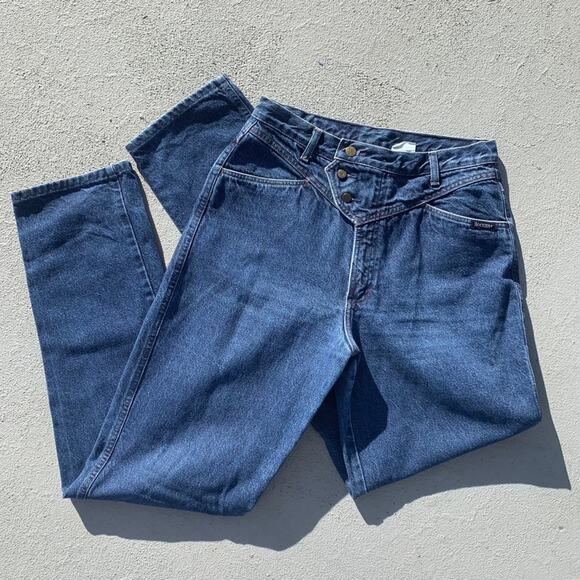 Rockies Denim - Vintage Rockies high rise wedgie taper ankle jeans 31" WAIST